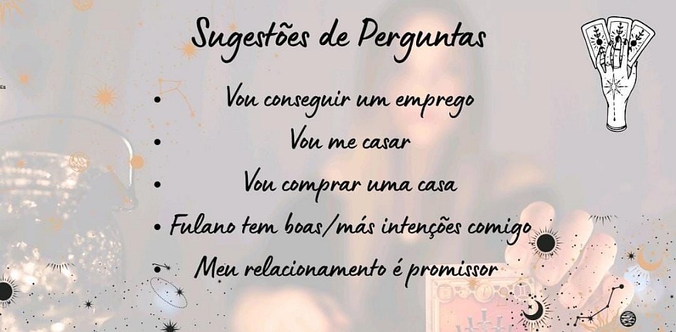 Perguntas que vc pode fazer